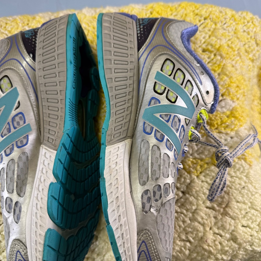New Balance 1260v4 Silver Teal Purple Running Shoes Womens 10 B W1260GP4 - Picture 14 of 16